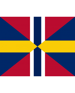 Fahne: Flagge: Union Jack of Sweden and Norway 1844-1905