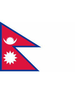 Fahne: Flagge: Nepal