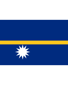 Fahne: Flagge: Nauru