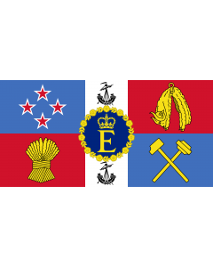 Fahne: Flagge: Royal Standard of New Zealand  1962–2022 | Queen Elizabeth II s personal flag for New Zealand