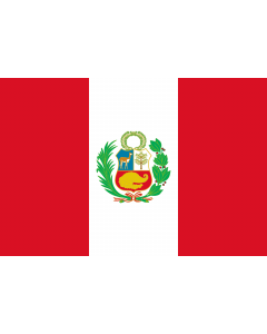 Fahne: Flagge: Peru