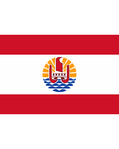 Fahne: Flagge: Französisch-Polynesien