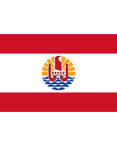 Fahne: Flagge: Französisch-Polynesien