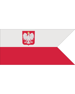 Fahne: Flagge: Naval Ensign of Poland normative