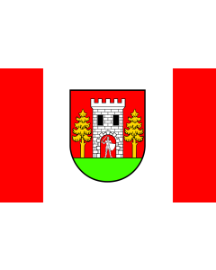 Fahne: Flagge: POL gmina Wielbark | Wielbark Commune | Gminy Wielbark