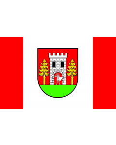 Fahne: Flagge: POL gmina Wielbark | Wielbark Commune | Gminy Wielbark