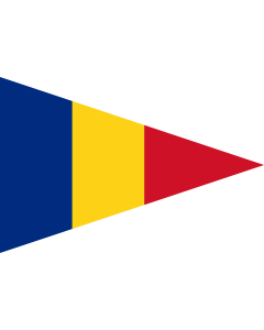 Fahne: Flagge: Romanian Lieutenant Commander  1939