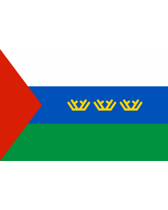 Fahne: Flagge: Oblast Tjumen