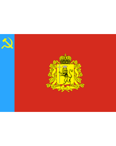 Fahne: Flagge: Oblast Wladimir