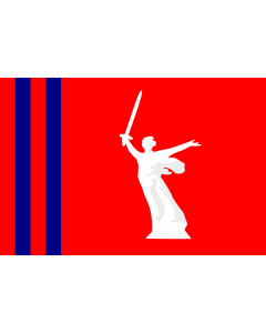 Fahne: Flagge: Oblast Wolgograd