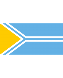 Fahne: Flagge: Tuva  1992 | Флаг Республики Тува 1992-2002
