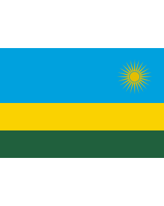 Fahne: Flagge: Ruanda