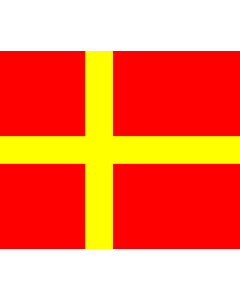Fahne: Flagge: Skåne | Skåne, Sweden | Skånes