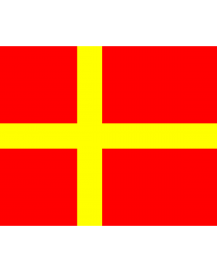 Fahne: Flagge: Skåne | Skåne, Sweden | Skånes