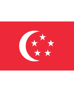Fahne: Flagge: President of Singapore | The standard used by the President of Singapore | Presiden Singapura | ​新加坡总统旗