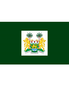 Fahne: Flagge: President of Sierra Leone | Standard of the President of Sierra Leone