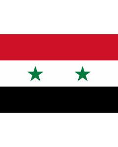 Fahne: Flagge: Syrien