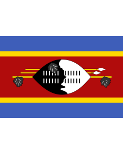 Fahne: Flagge: Swasiland