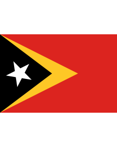 Fahne: Flagge: Osttimor (Timor-Leste)