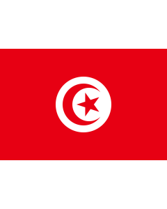 Fahne: Flagge: Tunesien