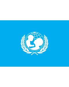 Fahne: Flagge: UNICEF