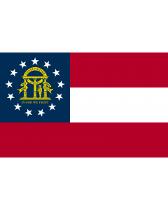 Fahne: Flagge: Georgia