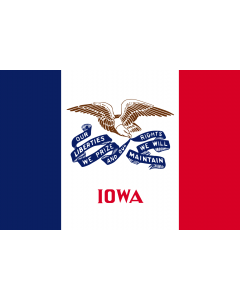 Fahne: Flagge: Iowa