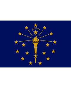 Fahne: Flagge: Indiana