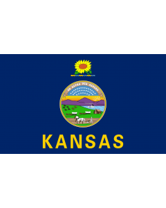 Fahne: Flagge: Kansas