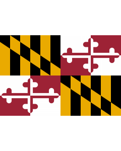 Fahne: Flagge: Maryland