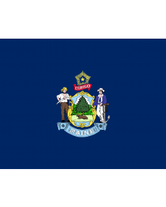 Fahne: Flagge: Maine