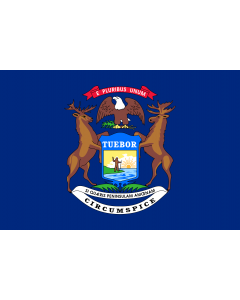 Fahne: Flagge: Michigan