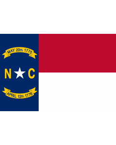 Fahne: Flagge: North Carolina