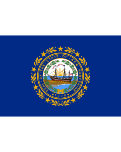 Fahne: Flagge: New Hampshire