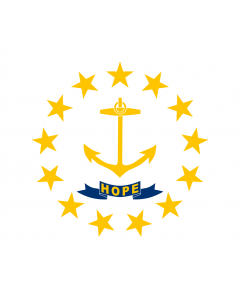 Fahne: Flagge: Rhode Island