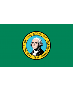 Fahne: Flagge: Washington