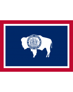 Fahne: Flagge: Wyoming