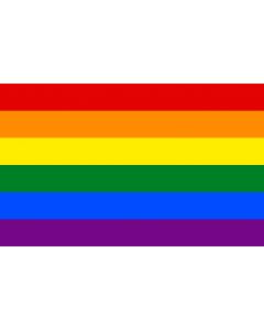 Fahne: Flagge: Die Regenbogenfahne