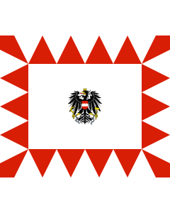 Fahne: Flagge: Tander für ein General von Österreich
