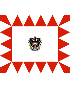 Fahne: Flagge: Tander für ein General von Österreich