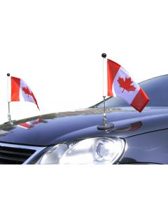  Paar  Magnetisch haftender Autofahnen-Ständer Diplomat-1.30 Kanada