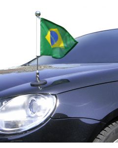  Magnetisch haftende Auto-Flagge Diplomat-1.30-Chrome Brasilien
