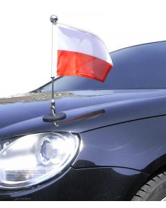  Magnetisch haftende Auto-Flagge Diplomat-1.30-Chrome Polen