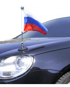  Magnetisch haftende Auto-Flagge Diplomat-1-Chrome Russland
