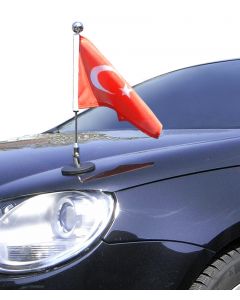  Magnetisch haftende Auto-Flagge Diplomat-1-Chrome Türkei