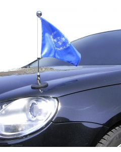  Magnetisch haftende Auto-Flagge Diplomat-1-Chrome Vereinte Nationen